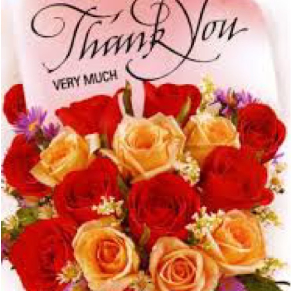 Host Supprt Thank You Card and surprise for live shows